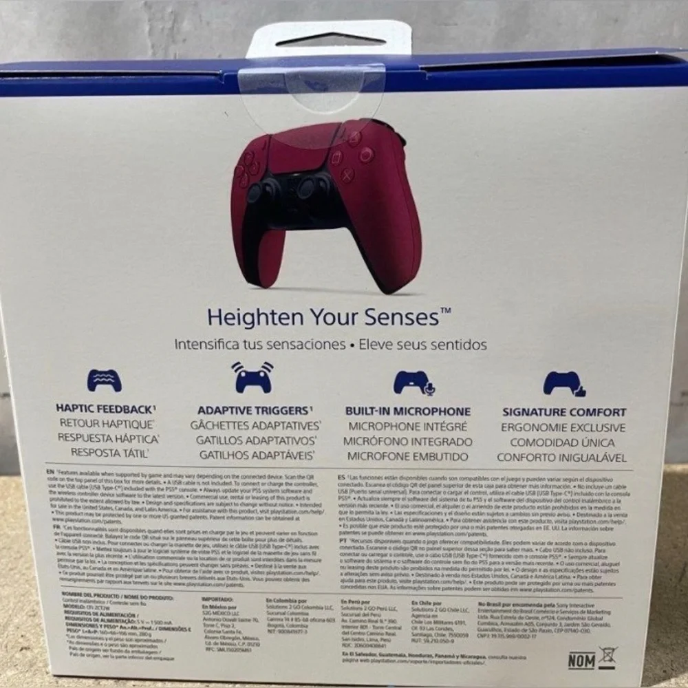 Sony PlayStation 5 PS5 DualSense Wireless Controller Haptic Feedback Red